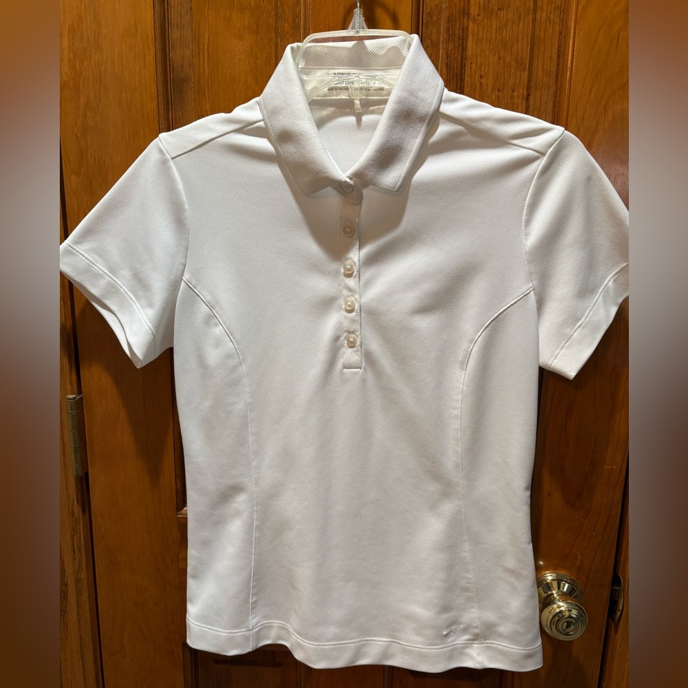 Nike Golf Fit Dry White Polo Shirt